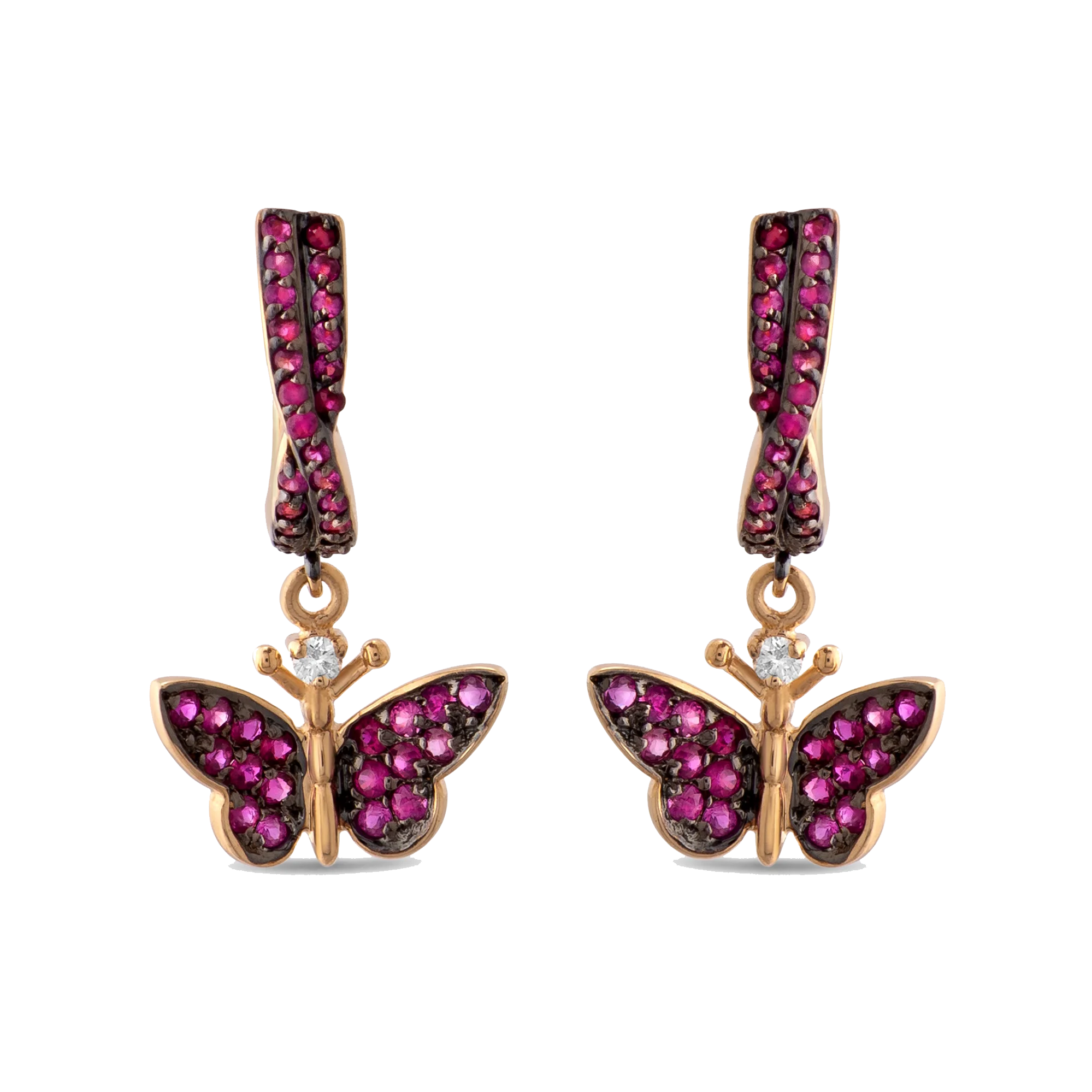Monarch Butterfly серьги