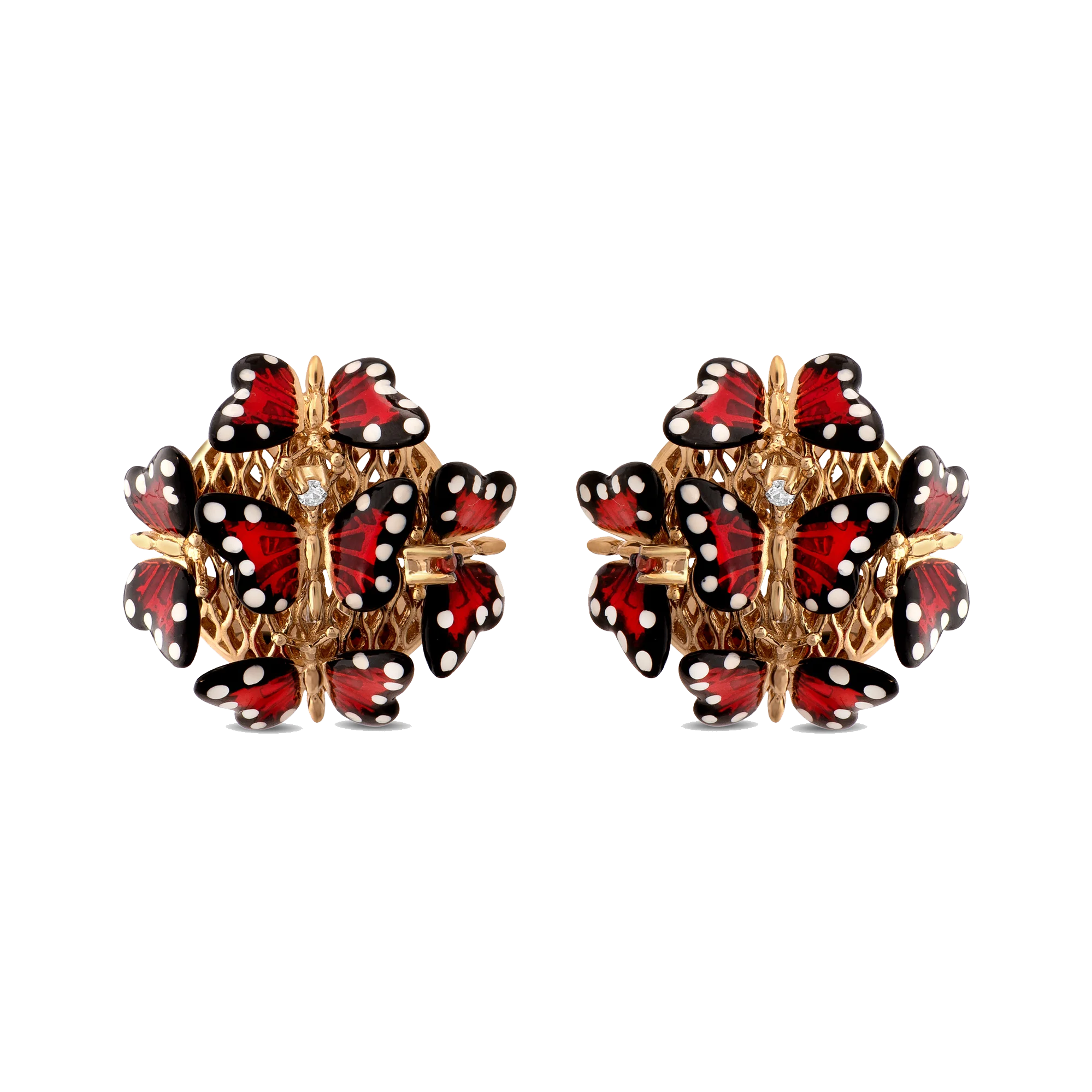 Monarch Butterfly серьги